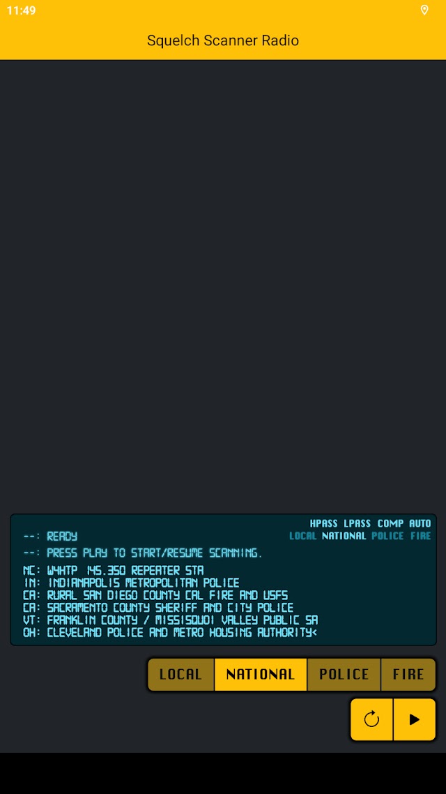 Squelch Scanner Radio screenshot 2